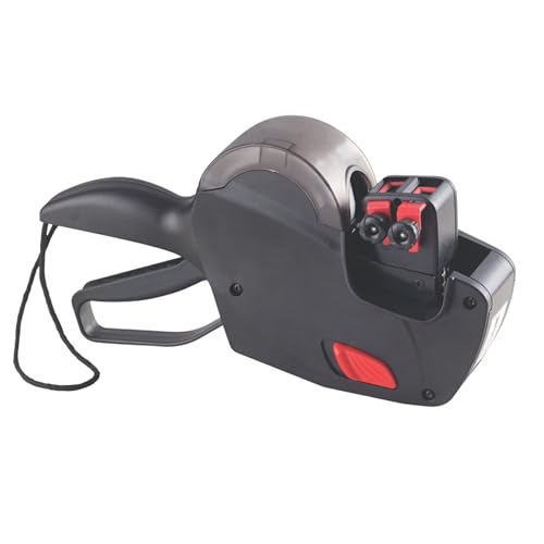 AVERY - Pince à étiqueter 2 lignes (10+8 caractères)+ 1 rouleau encreur et 1 rouleau de 1200 étiquettes (26 x 16 mm)