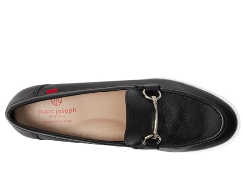 Womens Genuine Leather Comfort Slip On Buckle Dress Loafer2