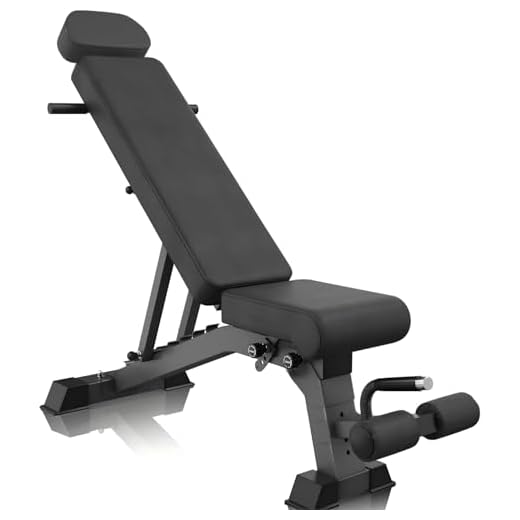BARWING 10-6-4-3 Adjustable Weight Bench | 800 LB Incline Decline Workout Bench for Home Gym | 5 Min Easy Assembly Foldable Training Lifting Bench Press | Unique Dragon Flag Handle for Abdominal Arm Exercise (NEW VERSION)