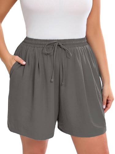 Aulooks Plus Size Women's Casual Comfy Wide Leg...