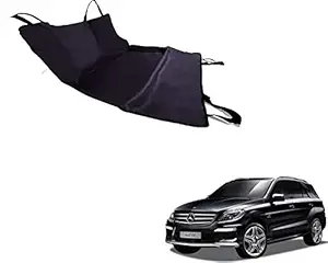 CuboDePlato Car Pet Rear Seat Cover Dog Hammock Make Black Red for M-Class