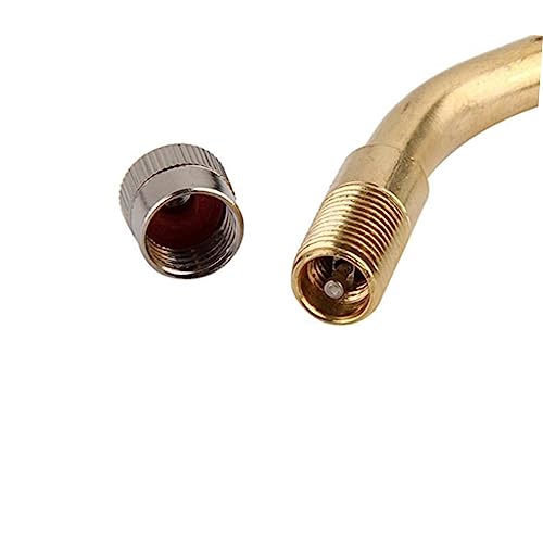 ERINGOGO Easy Install Tire Valve Extender Stab Metal Cap for Vehicle Valve Core