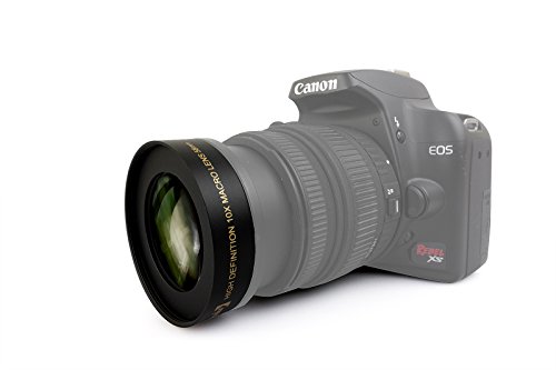 Opteka Achromatic 10X Diopter Close-Up Macro Lens For Nikon D5, D4, D850, D810, D750, D500, D7500, D7200, D5600, D5500, D5300, D3500, D3400, D3300 Digital Slr Cameras (Fits 52Mm And 55Mm Threads) #TOP3