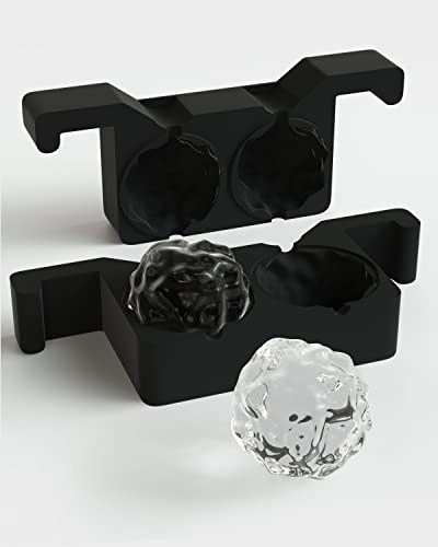 Berlinzo Additional Silicone Ice Mold - For Premium Clear Maker - Large Whiskey Ice Maker - Available Cavity 2 Balls, Cubes, Diamonds, Roses, Skulls - Only Silicone Molds, Ice Maker Not Included #TOP1