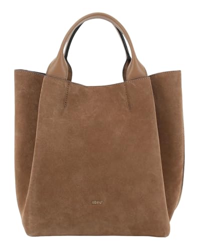 Sac bandoulière ABRO en cuir camel : le cabas spacieux qui structure vos affaires