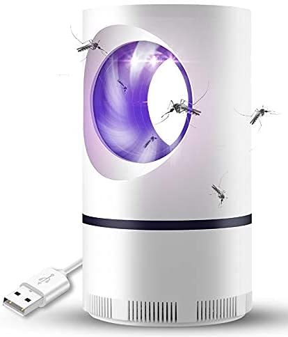 Sutify Mosquito Killer Lamp,USB Mosquito Lamp, Bug Mosquito Trap,LED Night Light for Home Bedroom Office(White)