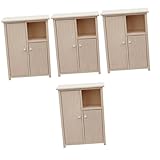 Gabinete en miniatura: diseño de estilo simple, exquisito pero moderno, excelente durabilidad y practicidad, hace que su mini casa sea más atractiva y real, accesorios para casa de muñecas