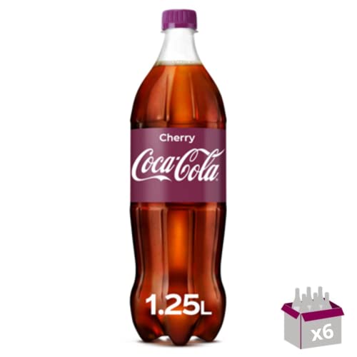 Cola Cherry saveur cerise intense bouteille 1.25 L lot de 6 pour un pétillant durable