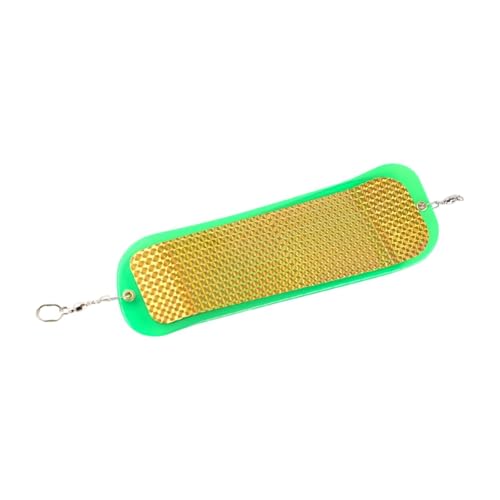 kowaku Fishing Lure Flasher for Trolling Salmon Compact Lightweight Tackle Lure Portable Supplies Trolling Flasher for Fisherman Men, Green