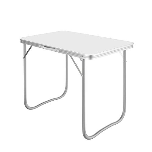 Falten Tisch Camping, Klapptisch Aluminiumlegierung Tragbar Innen Studie Draussen Picknick BBQ Tisch Furnier Eisenrohr Tableesk Reise Kochen (Color :