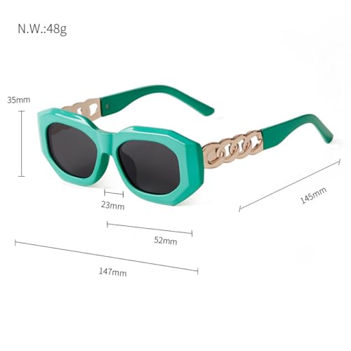 Lunettes de soleil rectangulaires légères pour corriger la fatigue oculaire - 4