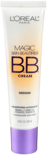 Magic BB Cream, Hydrating Skin Beautifier & Color Changing Foundation, Light Coverage, Medium, 1 fl oz.