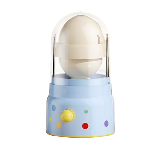 Coctelera Scra-Mbler de huevos, portátil y ligera, beige, batidor de huevos dorados alimentado a mano, herramienta de cocción de yema, fácil de usar, para cocinar, hogar, restaurante, viajes, camping