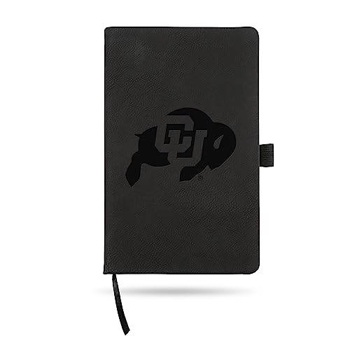 Rico Industries NCAA Colorado Buffaloes Laser Engraved Small Notepad Jounral/Notepad 8.25" x 5.25"- Office Accessory