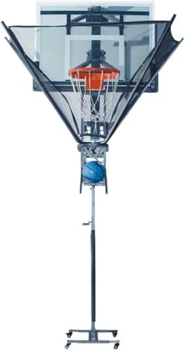 Shot Basketball Returner Return Rocker Arm Lifting Shooting Train Portable Chute Training Compatible for Indoor and Outdoor Hoops