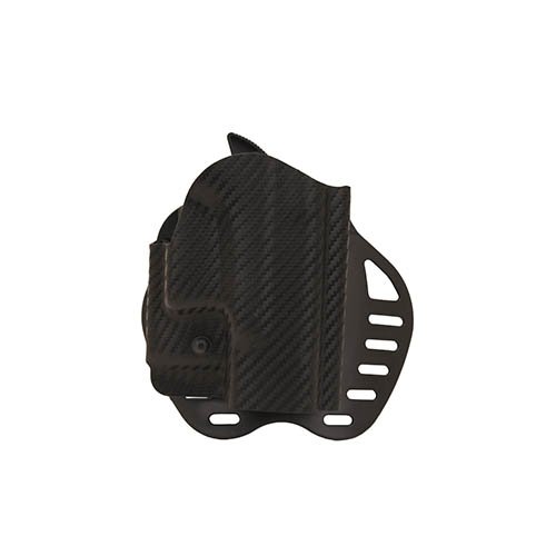 Hogue 52816 Powerspeed ARS Stage 1 CarbonFiber Weave Holster, C3, Glock 26, 27, 28, 33, 39, Right Hand, Clock 26, 27, 28, 33, 39