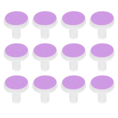 Image of POPETPOP Baby Nail File Replacement Pads 12Pcs Electric Nail Grinding Heads Safe Infant Trimmer Accessories Compatible with Standard Files 0.70 Inch