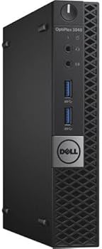 Refurbished) Dell OPTIPLEX 3040 Windows Tiny Desktop - Core i3 6th