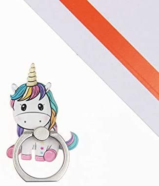 4-Pack Phone Ring Holder Stand, Cute Unicorn 360 Rotation Finger Grip Stand Mount For Cellphones And Tablets (Unicorn Ring) #TOP3
