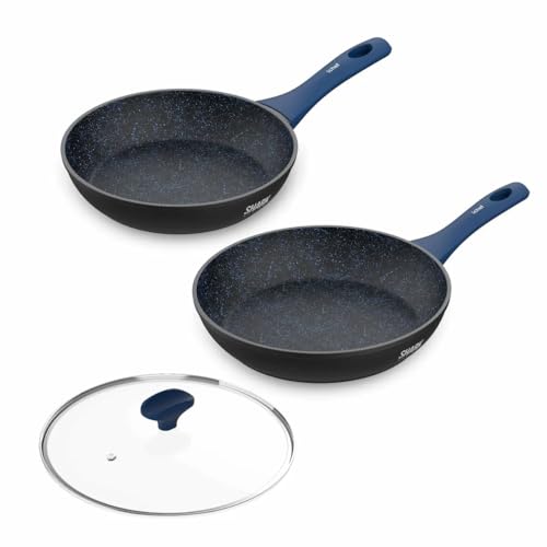 ICHEF Polishop Panelas Home Azul Sauté Grand 24cm e Sauté Petit 20cm com Tampa 24cm