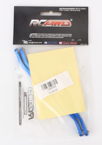 2 Stück Legierung Hinterachse zu Fahrgestell Verbindungen für RC Hobby Modellauto 1/10 VRX Octane VETTA Karoo FTX Outlaw Upgraded Hop-Up Teile