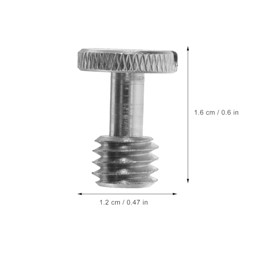 Tornillos 3/8 de hierro con acabado plateado de precisión mecánica para soportes 2