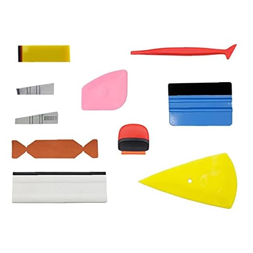 Bil Vinyl Wrap Tools Kit Solskyddsfilm applikator med Skrapa trimmer Scraper 10PCS Manual hårdvara
