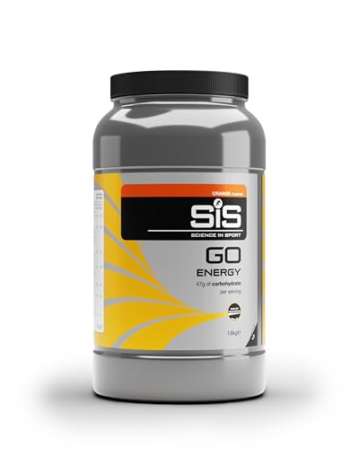 Science in Sport GO Energy Getränkepulver 1,6kg Orange Vegan - Energiereiches Kohlenhydrate Pulver mit 47g Kohlenhydrate - Maltodextrin Pulver für das Power Training