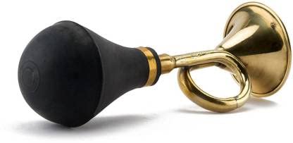Image of PARIJAT HANDICRAFT Vintage Brass Car Horn Bike Bus Bullet Big Taxi Clown Bulb Bugle