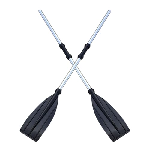 Remi per barche, pagaie per barche - Pagaia per canoa in lega di alluminio 2 pezzi - Pagaia leggera per sport acquatici, pagaie per barche all'aperto per sport acquatici gommoni gonfiabili per kayak