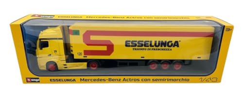 Modello realizzato per Burago Mercedes Benz Altros con semirimorchio Esselunga