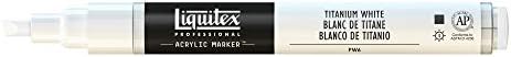 Liquitex 4620432 2-4 mm Fine Nib Paint Marker - Titanium White
