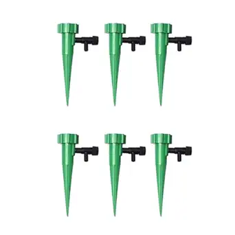 RK Trends Self-Watering Spikes for Plants, Automatic Plant Water Devices with Slow Release Control Valve Switch drip Irrigation System (Pack of 6)