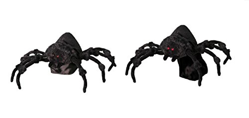 HALLOWEEN ANIMATED JUMPING SPIDER TABLETOP DECORATION