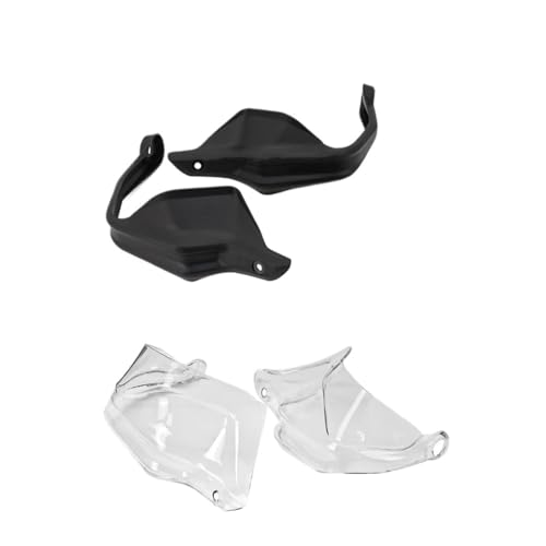 Protège-mains Voge 900 DSX guidon de moto noir transparent