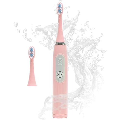 Cepillo De Dientes Eléctrico De Viaje - Cepillo De Dientes Eléctrico De Cerdas Suaves, Cepillo De Dientes Recargable Ultrasónico | Cepillo De Dientes Eléctrico Con Cabezales De Cepillo Adicionales, Ce