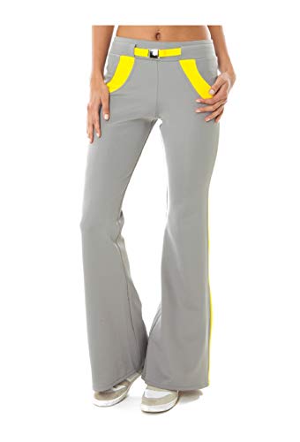 GODDIVA - Pantaloni sportivi da donna, grigio, M