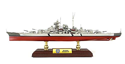Floz Wwii German Bismarck Battleship 1/700 Diecast Model Ship #TOP1