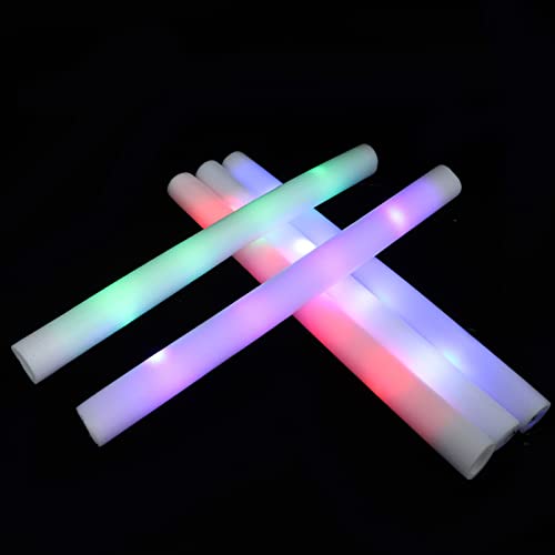 Kisangel 10Pcs Espumas Luminosas Bastões de Brilho Led Bastões de Luz Lumin