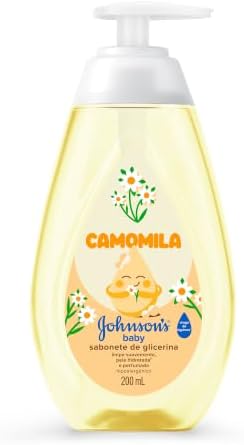 Sabonete Líquido Johnson's Baby, Glicerina e Camomila, 200ml