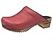 Produktbild Sanita Avi | Offener Clog | Original handgemacht | Leder-Holzclogs für Damen | Nachhaltige Sohle | Rot | 41 EU