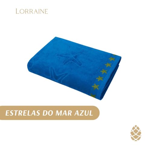 Buettner, Toalha de Praia Gigante Buettner Jacquard 81x150cm 100% Alg Cor:Estrela Do Mar Azul
