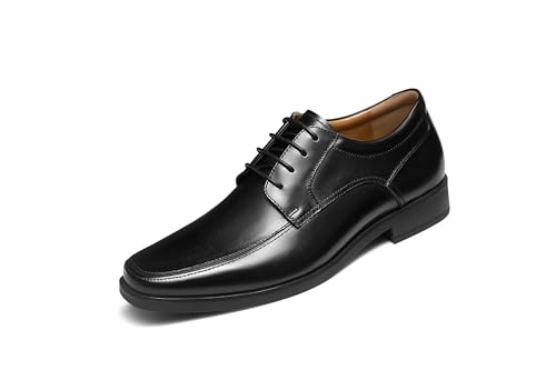 Mens Leather Formal Oxford Lace up Dress Shoes