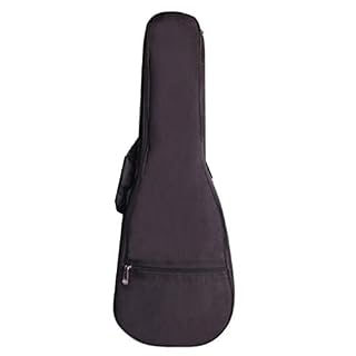 21 pouces de qualité supérieure Ukulele Case 5MM rembourrage avec sangles réglables, Noir - Les Beatles, Paul McCartney, John Lennon, RIngo Starr, George Harrison