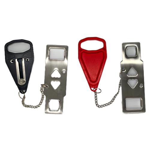 Portable Door Lock 2-Pack for Extra Security