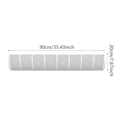 Déflecteur d'air réglable pour chambre à coucher au design épuré