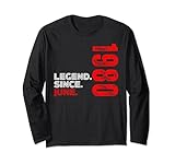 Photo Gallery nato nel giugno 1980 vintage birthday legend since june 1980 maglia a manica Photo Gallery nato nel giugno 1980 vintage birthday legend since june 1980 maglia a manica
