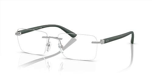 Image of Armani Exchange Mens AX1064 Rectangular Prescription Eyewear Frames