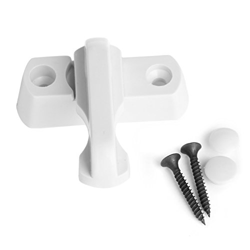 Klamki okienne PVC, Zamki bezpieczeństwa okien, blokada okien przesuwnych, plastikowa blokada bezpieczeństwa dziecka Blokada okna Dźwignia bezpieczeństwa Uchwyt Sweep Zatrzask Nadaje się do blokowania