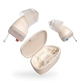 Hearing and Vision in Seniors & The Elderly 3 LINNER Saturn 2025 OTC Hearing Aids for Senior & Adult, Rechargeable Amplifiers with Comfort Design, Noise Cancellation for Aid & Assist Hearing, Discreet & Nearly Invisible In-Ear Device (Beige)